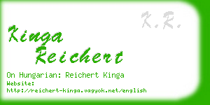 kinga reichert business card